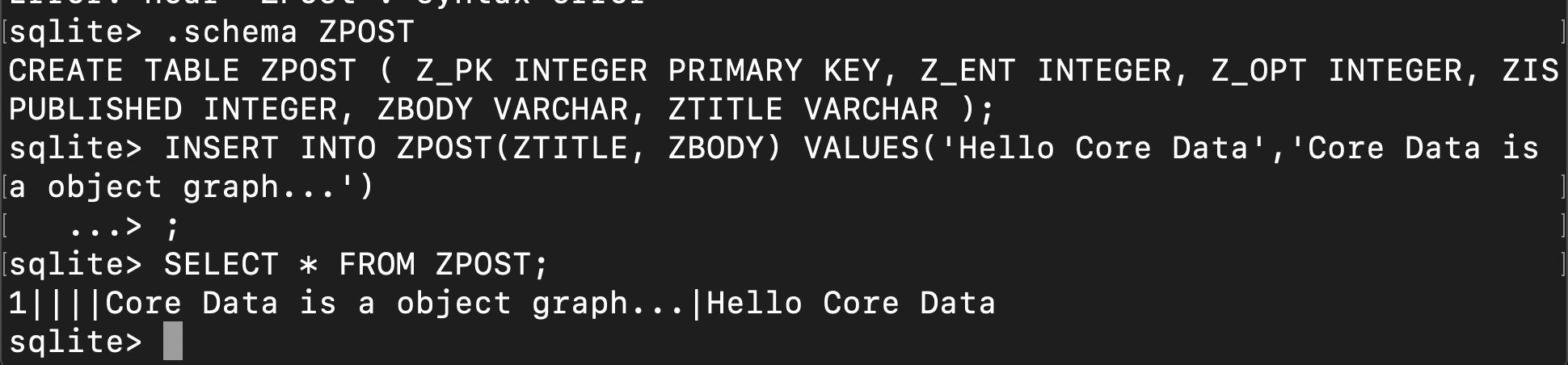 SQLite Insert Data